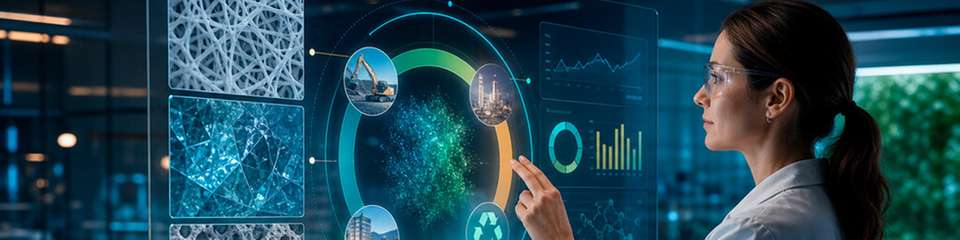 Künstliche Intelligenz soll bei der Entwicklung neuer Materialien künftig neben technischen Eigenschaften auch Umweltwirkungen und den gesamten Lebenszyklus berücksichtigen.