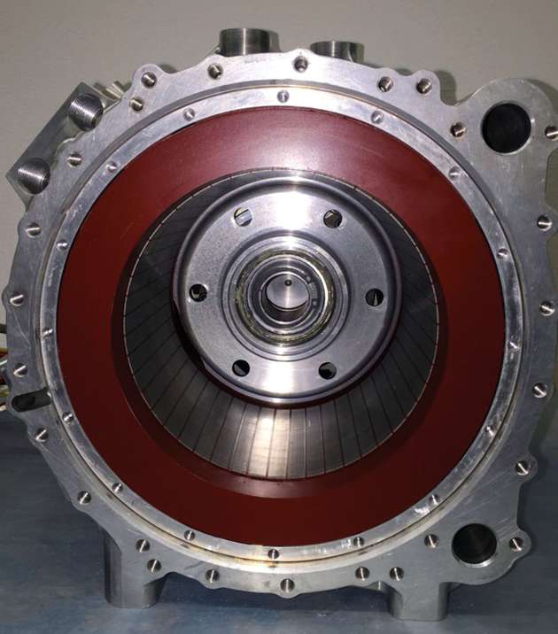 Abbildung 1: Stator und Rotor einer 8-poligen IPM-Maschine