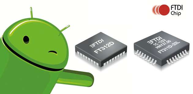 Der FT312D ist ein Full-Speed-USB-Host-Bridge-IC, der eine schnelle und einfache Integration von USB-Verbindungen in Peripherie ermöglicht, die an Android-Plattformen angeschlossen wird.