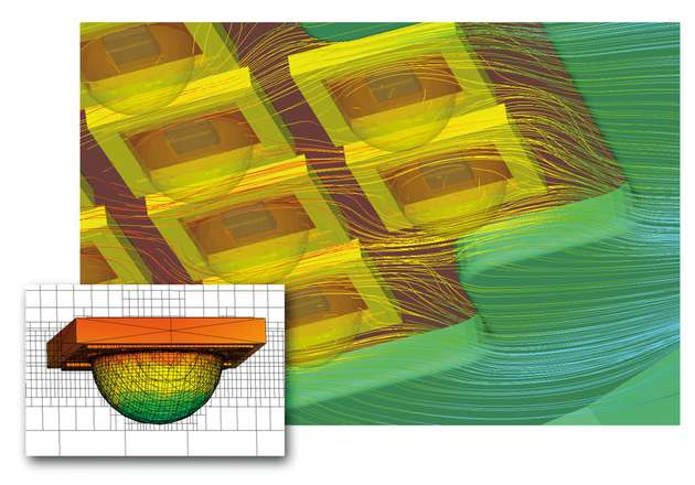 Vollautomatische Vernetzung der Geometrie und der Fluidbereiche