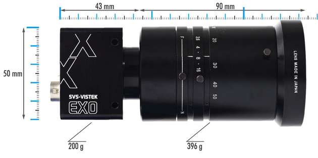 optische Präzision für Auflösungen bis 12 MP