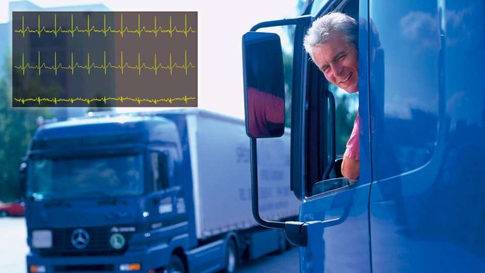 Im Fahrersitz integrierte kapazitive EKG-Messtechnik soll Ermüdungserscheinungen und medizinisch bedingte Notfälle bei Kraftfahrern rechtzeitig erkennen.