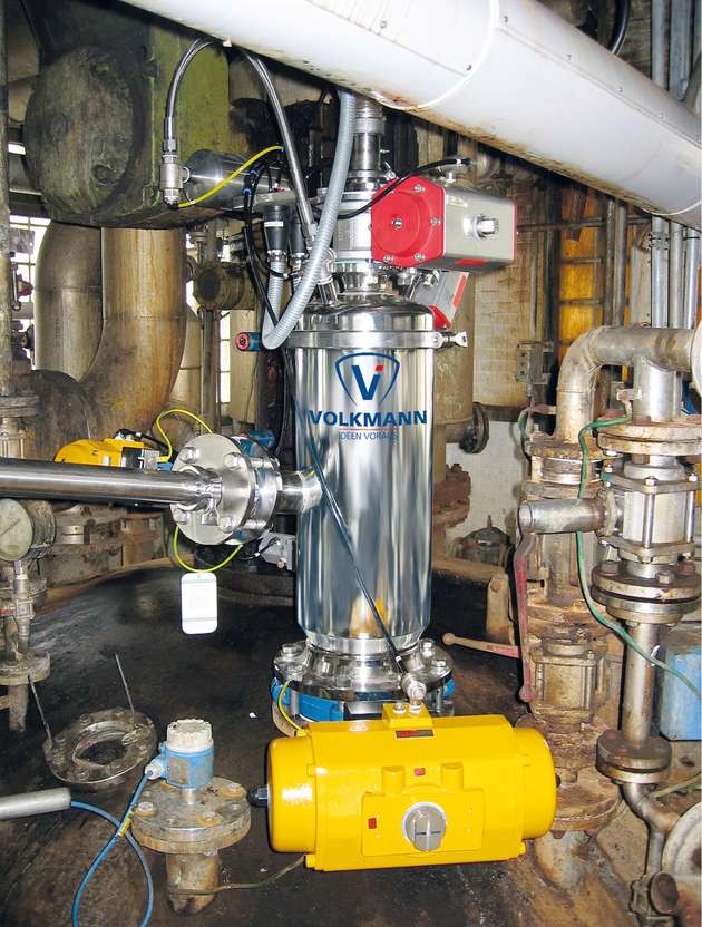 Druckfester INEX-Vakuumförderer zur Beschickung eines Reaktors mit pulvrigen Feststoffen