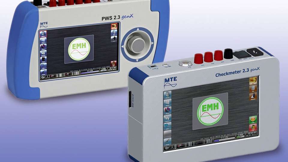 Prüfgeräte für die Zählwerksüberprüfung: Im Fokus des Messeauftritts der EMH Energie-Messtechnik auf der  E-World steht das neue Checkmeter 2.3genX und der PWS 2.3gen X.