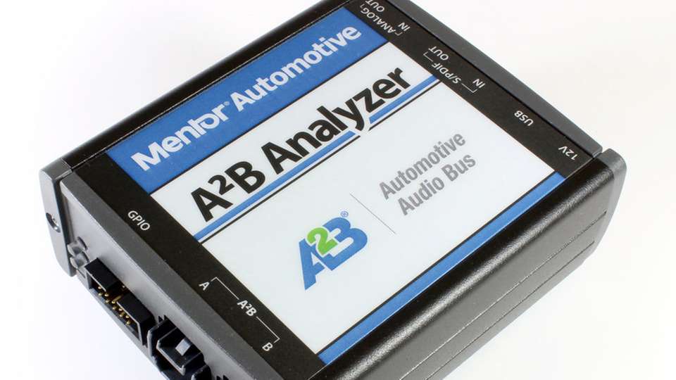 Mentor Graphics will mit der Entwicklungsplattform A²B-Analyzer die Markteinführungszeit von Audio-Netzwerkdesigns verkürzen.