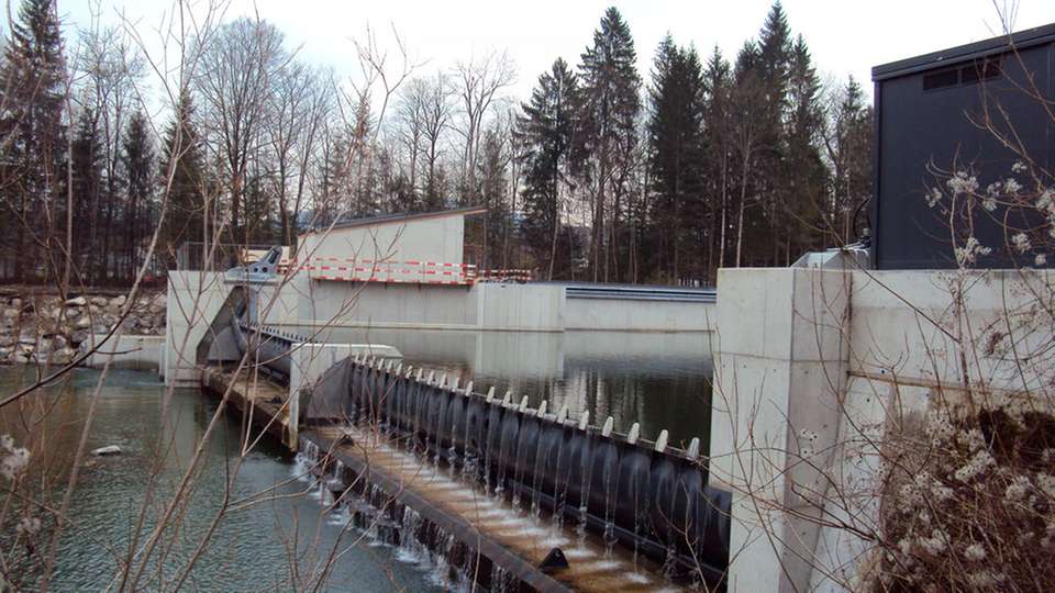 Wasserkraftwerk Gohlhaus: Zunächst läuft der Probebetrieb. Voraussichtlich nach einem Monat wird das Kraftwerk in eine normale Betriebsphase überführt.