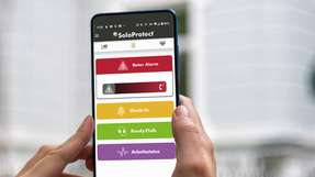 SoloProtect Mobile verwandelt ein Smartphone in ein Werkzeug für die persönliche Sicherheit.