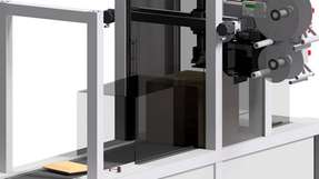 Eines von Bluhms Messehighlights: das 3D-Etikettierportal Legi Flex 6100