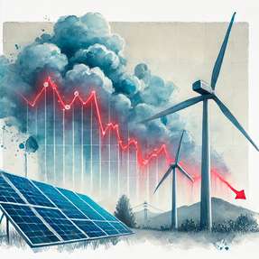 Zwar stieg in vielen europäischen Ländern die öffentliche Nettostromerzeugung aus Photovoltaik an, doch der Anteil an erneuerbaren Energien allgemein nahm ab.