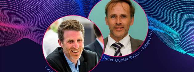 Hans-Günter Busch, Technologie Manager Industrial Communication bei Pepperl+Fuchs, und Louis von Beaulieu, Leiter Vertrieb Europa bei Bosch Digital Twin Industries waren Speaker auf der INDUSTRY.forward EXPO. 