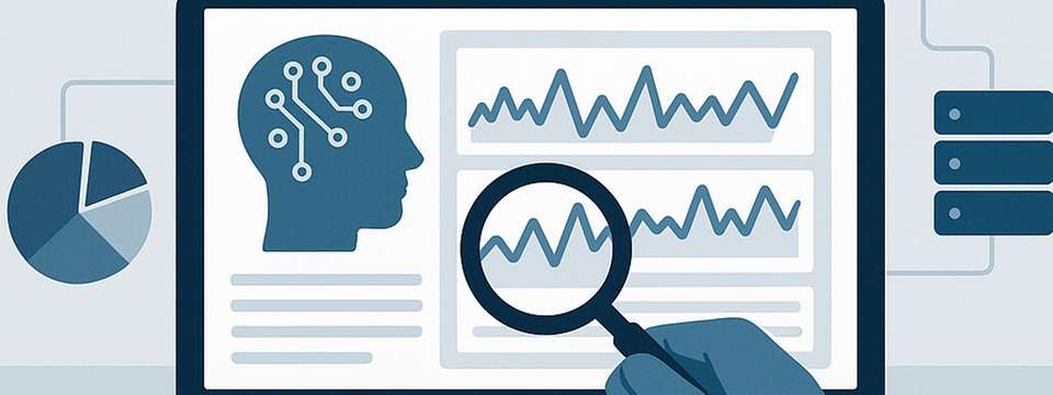 Visualisierung eines modernen Serverraums mit vernetzten Systemen – Symbol für Observability, IT-Monitoring und den Schutz vor teuren Ausfällen in digitalen Infrastrukturen.