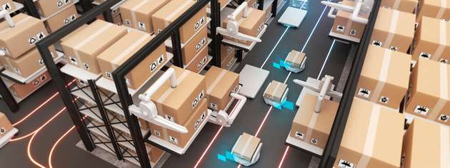 Die Lösung TwinFleet analysiert unter anderem Bewegungsprofile von Transportsystemen und zeigt überlastete Zonen auf.
