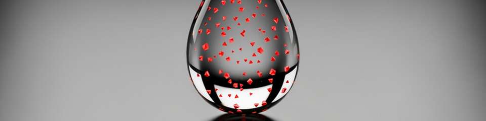 Durch Anlegen von Spannung wird PFBA an die Oberfläche gezogen und dort absorbiert. 