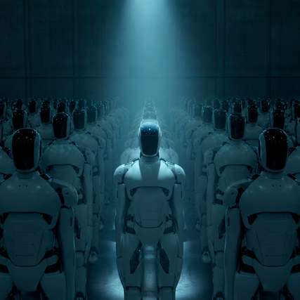 In der Industrie übernehmen humanoide Roboter bereits einfache Tätigkeiten und in Zukunft sollen sie noch mehr Aufgaben übernehmen.