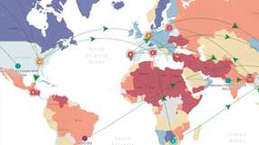 Mit der Sourcemap-Lösung für Supply Chain Mapping können Unternehmen ihre gesamte Lieferkette auf Risiken für Entwaldung überprüfen.