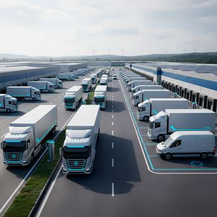 Elektrische Lkw sind technisch einsatzfähig: Doch die Reichweite und der Depotbetrieb werden durch die Ladeinfrastruktur und die betrieblichen Abläufe bestimmt.