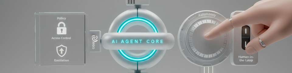 KI‑Agenten entfalten Nutzen nur mit klaren Regeln: begrenzter Datenzugriff, definierte Autonomie, Protokollierung und Übergabe an Verantwortliche, wenn Entscheidungen erforderlich sind.