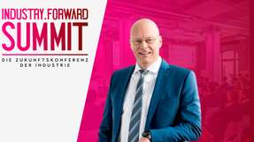 Thomas Böck, Vorstandsvorsitzender bei Festo, sprach am 2. Juli 2026 auf dem INDUSTRY.forward SUMMIT über Innovationsführerschaft, KI und strategische Partnerschaften im Mittelstand.