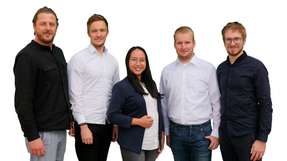 Das FLIPoQ-Team von links: Dr. Jens Butzke, Christian Ladner, Linda Phetsananh, Marius Mischlich und Birk Schefczik