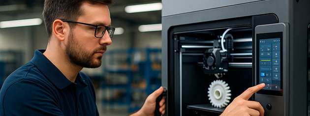 Extrem flexibel bei der Teileherstellung: Auf 3D-Drucker warten in Industrieumgebungen zahlreiche Einsatzmöglichkeiten.