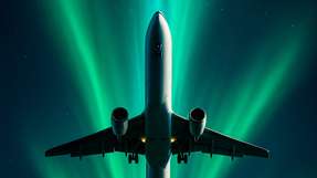 Ein Forschungsteam nutzt den Supercomputer Aurora, um mithilfe von Simulationen und Maschinellem Lernen turbulente Luftströmungen besser zu verstehen und so effizientere Flugzeuge zu entwickeln.
