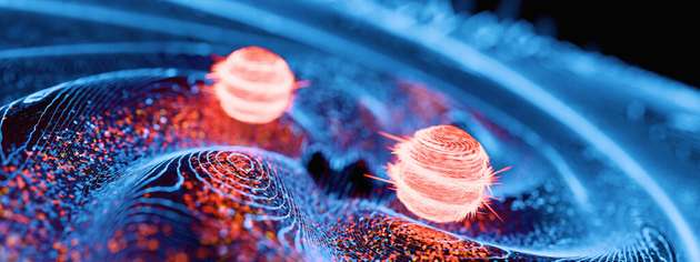 Visualisierung eines hybriden Systems aus Porphyrinen und Graphen-Nanobändern: Durch magnetische und elektronische Kopplung eröffnen die Strukturen neue Perspektiven für molekulare Elektronik und Quantenforschung.