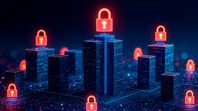 Symbolbild für sichere Netzwerkkommunikation durch ein Key-Management-System.