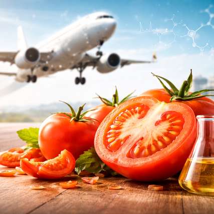 Das EU-Projekt ToFuel entwickelt ein Bioraffineriekonzept, das aus Tomatenabfällen nachhaltigen Flugkraftstoff sowie weitere Wertstoffe erzeugt.