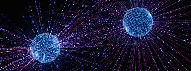 Ein neuartiger Wandler überträgt Informationen von supraleitenden Qubits als optische Photonen über Glasfasern und wandelt sie am Ziel wieder in Mikrowellenphotonen um. Dies ist ein Ansatz, um getrennte Kryokühler zu vernetzen.