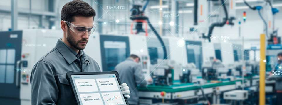 Kontextbasierte KI als Assistenz im Shopfloor: Sie verknüpft Produktions- und Prozessdaten, bereitet Informationen verständlich auf und unterstützt Mitarbeitende bei fundierten Entscheidungen im Alltag.