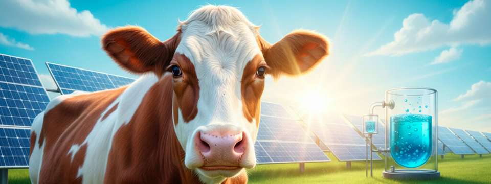 Erneuerbare Energie könnte künftig helfen, wichtige Aminosäuren für die Tierernährung ressourcenschonender herzustellen.