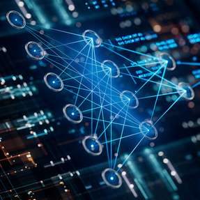 Ein LoRaWAN-Netzwerk überträgt die Daten der eingesetzten Sensoren an einen zentralen Server, der mit IoT-Plattformen und -Anwendungen verbunden ist.