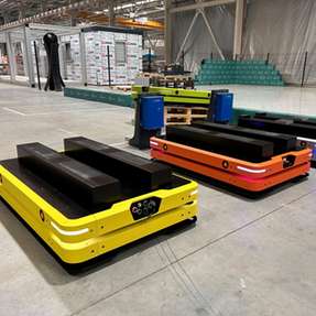 Wiferions induktives Ladesystem für die neueste Generation intelligenter und autonomer Robotersysteme erfordert keine großen baulichen Veränderungen.