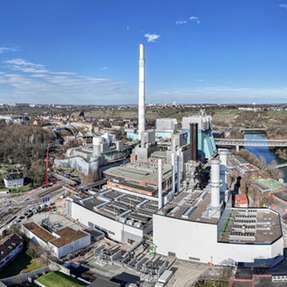 Das neue Kraftwerk Stuttgart-Münster stellt die Versorgung mit Strom und Fernwärme sicher. 