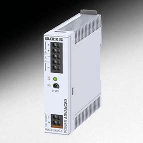 Mit vier neuen Varianten von 30 bis 100 W erweitert Block die Power-Advanced-Serie um kompakte 24-V-Schaltnetzteile in schmaler Hutschienen-Bauform.