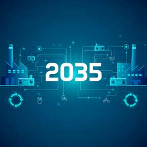 Das Strategiepapier zum Zielbild 2035 skizziert Industrie 4.0 als vernetztes Ökosystem.