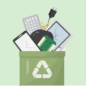 chätzungen zufolge enthielt der allein im Jahr 2022 entstandene Elektroschrott wiederverwertbare Metalle im Wert von rund 91 Milliarden US-Dollar, doch nur 22 Prozent davon wurden recycelt.