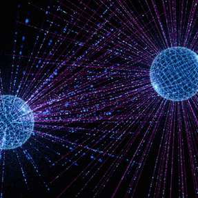 Ein neuartiger Wandler überträgt Informationen von supraleitenden Qubits als optische Photonen über Glasfasern und wandelt sie am Ziel wieder in Mikrowellenphotonen um. Dies ist ein Ansatz, um getrennte Kryokühler zu vernetzen.