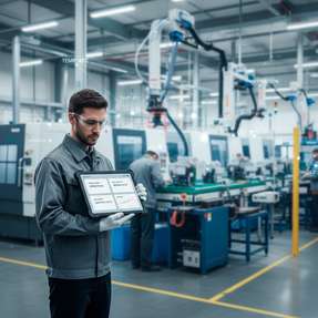 Kontextbasierte KI als Assistenz im Shopfloor: Sie verknüpft Produktions- und Prozessdaten, bereitet Informationen verständlich auf und unterstützt Mitarbeitende bei fundierten Entscheidungen im Alltag.