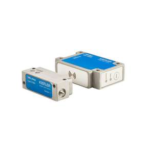 Das Telemetrische Messsystem mit kabelloser Signalübertragung besteht aus einer mobilen Ladungsverstärkereinheit und einer fest installierten Basiseinheit.